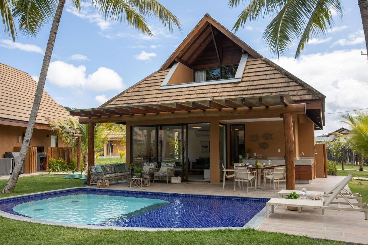 Bangalo Luxo-3Qt-Jacuzzi E Piscina Privativa-Sh009 Villa ปรายา ดอส การ์เนย์รอส ภายนอก รูปภาพ